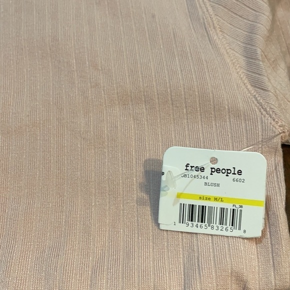 Free People Blush Pink Long Sleeve Medium Top - Picture 11 of 12